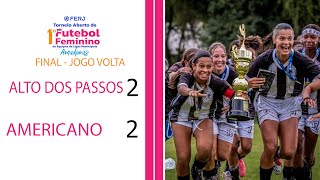 Americano conquista o 1º Torneio Aberto de Futebol Feminino de Equipes Amadoras de Ligas Municipais