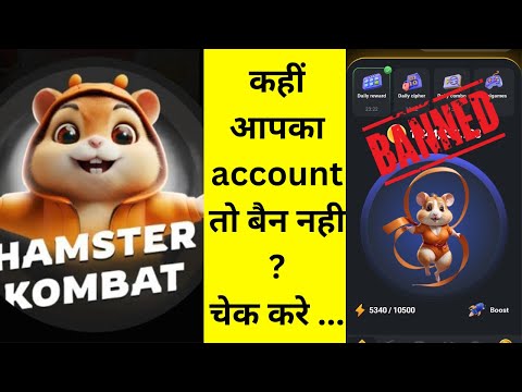 Hamster Kombat Account Ban❌ || How to check Hamster Kombat Account Ban✅ || Hamster Kombat News today