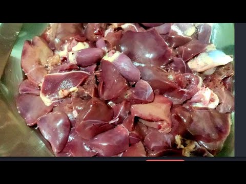 healthy and tasty chicken liver fry/iron protein rich chicken liver recipe 😋🐔