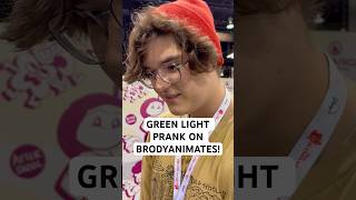 GREEN LIGHT PRANK ON BRODYANIMATES! #trending #funny #share #shorts #subscribe #youtubelife