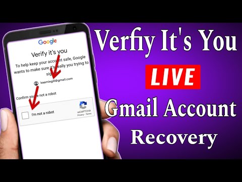 Verify That It's You Gmail Problem || I am not a Robot Gmail || Confirm That You're Not a Robot