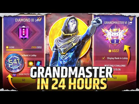 Finally Grandmaster In Just 24 Hours🔥 | Solo Grandmaster Pushing | EP-1 Road to 10k