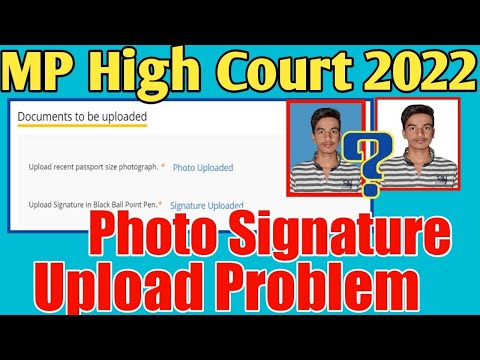 MP High Court Photo Upload Problem | MP High Court Junior Judicial Assistant Form 2022 photo problem