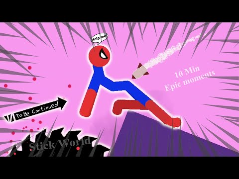 10 Min Best falls | Stickman Dismounting funny and epic moments | Like a boss compilation #656