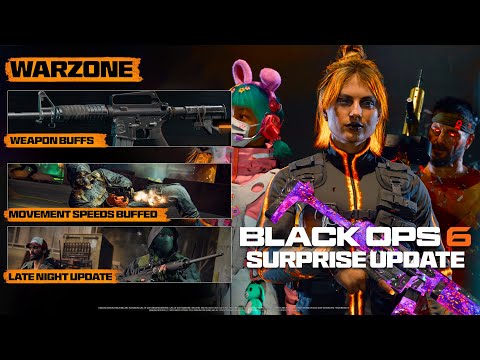 HUGE Movement Buffs, Assault Rifles Buffed, & MORE! (Surprise BO6 & Warzone Update Patch Notes)