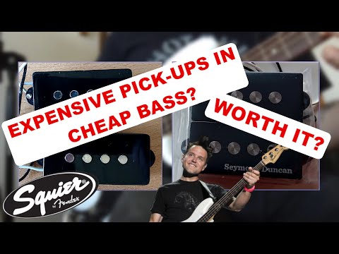 Cheap Squier Bass with expensive Seymour Duncan PUs? Sound Comparison