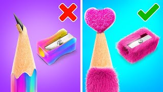 ART CHALLENGE & DRAWING TRICKS 🎨 Awesome DIY Hacks And Gadgets by123GO! Like