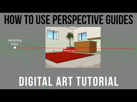 Drawing With Perspective Guides in Digital Art