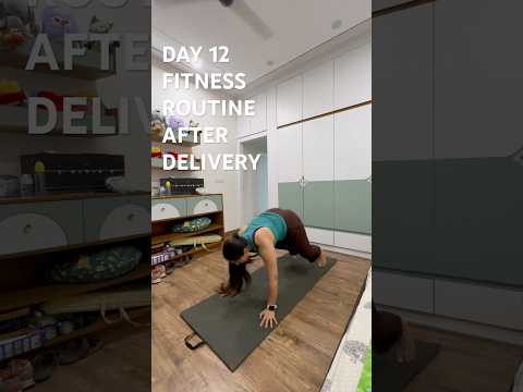 Fitness routine after Delivery #fitness #pregnant #minivlog