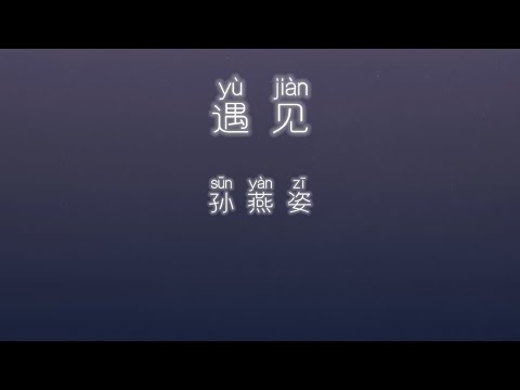 《遇见》 孙燕姿 【高音质改变】 中文拼音