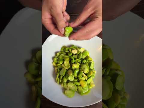 Broad beans air fryer chips!