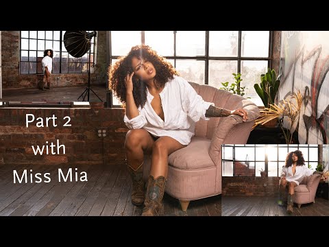 BTS photoshoot part 2 with the lovely Miss Mia