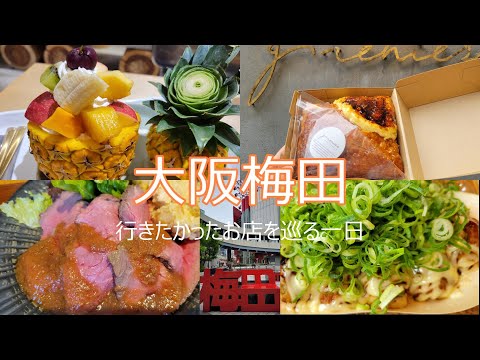 【大阪梅田】大阪梅田グルメ/達屋/堀内果実園/はなだこ/グルニエ/ミニヨン/ミックスジュース