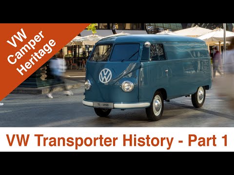 VW Transporter | How the VW T1 split screen became the first VW camper | Volkswagen history