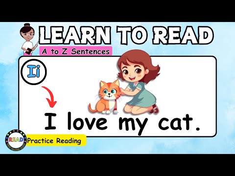 Reading Practice for Grade 1/Kindergarten | A to Z Sentences | Learn To Read #learntoread  #grade1