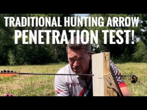 Traditional Hunting Arrow Penetration Test! Head To Head Heavy vs Light!