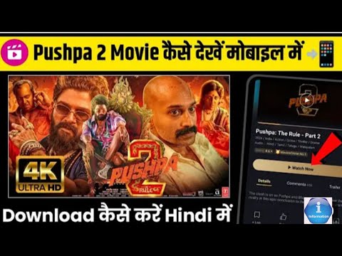 Pushpa 2 Movie || कैसे देखें मोबाइल में || Download कैसे करें Hindi में ||