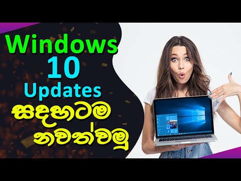 How To Turn Off Windows 10 Updates In One Click | Sinhala