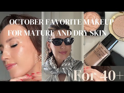 Healthy glow- my October favorite makeup items for dry and mature skin #luxurymakeup #dewymakeup