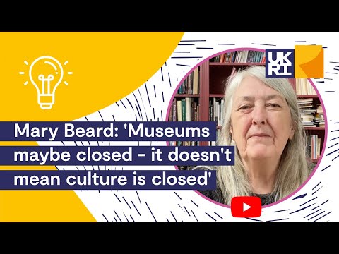 Mary Beard: '#Museums may be closed - that doesn't mean #culture is closed'