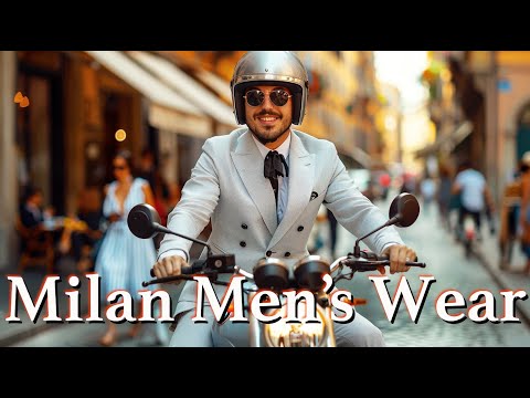 Milan Men's Street Style 🇮🇹| Fashion Trends 2024 | Italian Men’s Style Guide