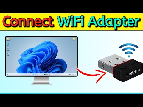 Connect WiFi Adapter To PC | WiFi Adapter pc ma connect kasa kare | USB WiFi Adapter connect to pc