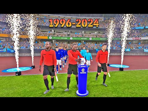 Entrance Scene from PES 1996 to 2024