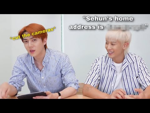 when you let Chanyeol & Sehun do interviews alone