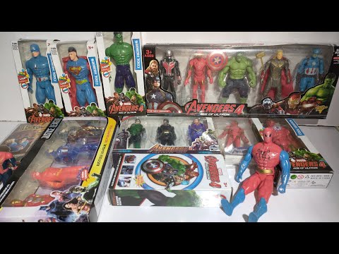 Avengers Team vs | Spiderman Figure Action | Super Hero Toy | Satisfying ASMR