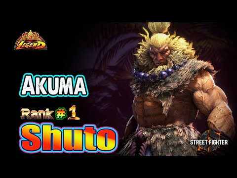 SF6 🔥 Shuto (AKUMA #1Rank) World Best Player ! 🔥Top Ranked Match🔥Sf6 DLC Replays🔥