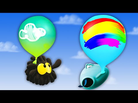 Play With Color Balloons - WonderBalls | Funny Cartoons For Children | Kids Shows Club