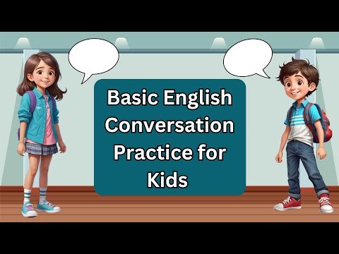 Basic English Conversation Practice for Kids| 100 Common Questions And Answers | #conversation #kids