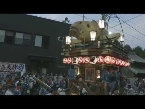 2018八坂神社祇園祭 八日市場区の山車曳き廻し（初日）