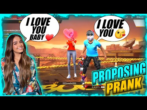 PROPOSING A HOT GIRL IN FREEFIRE 🤣PRANK ||SHE ACCEPTED ❤|| MUST WATCH || EPIC REACTION