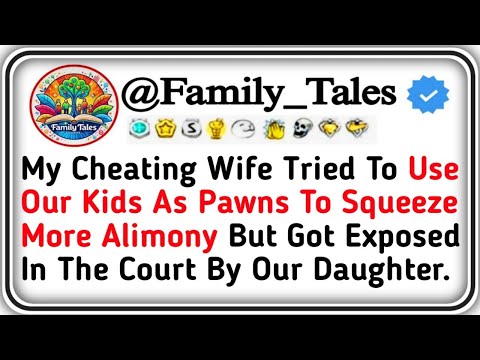 My Cheating Wife Tried To Use Our Kids As Pawns To Squeeze More Alimony But Got Exposed In The Court