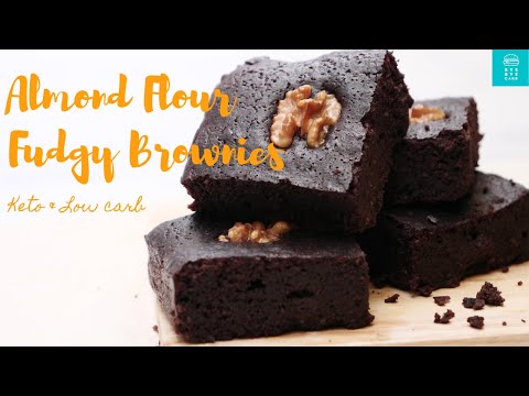 Almond Flour Keto Brownies - Fudgy Brownies Recipe | Keto & Low Carb