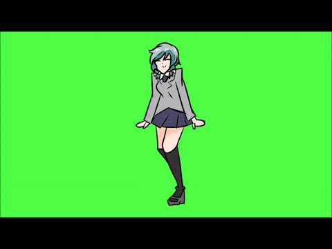 I tried animating Hina Hikawa doing the default dance.