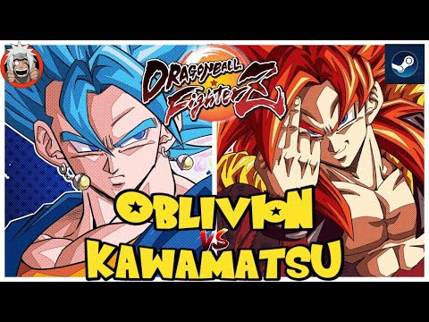 DBFZ Oblivion vs Kawamatsu (GogetaSS4, Vegito, Trunks) vs (GogetaSS4, Trunks, Vegito)