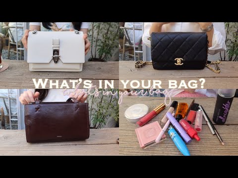 What's in your bag | 왓츠인마이백 | NCT 팬 직장인 | 외항사 승무원 | 여쿨 핑크템 | 샤넬 오픈런 체인멜로디 | 까르띠에 탱크프랑세즈 | 스탠드오일 | 구찌