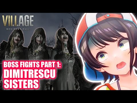 Subaru Boss Fights Part 1: Dimitrescu Sisters 【Hololive English Sub】