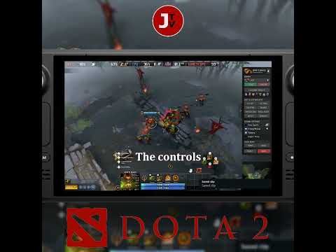 Dota 2 on Steam Deck #dota2 #steamdeck