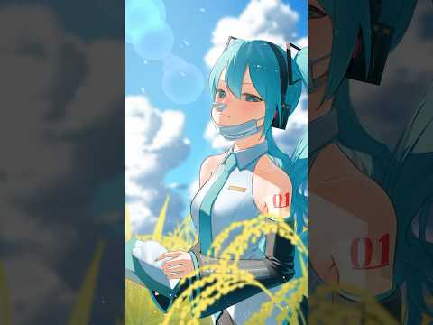 花粉で鼻パンパンの初音ミク#イラストメイキング #ボーカロイド #初音ミク