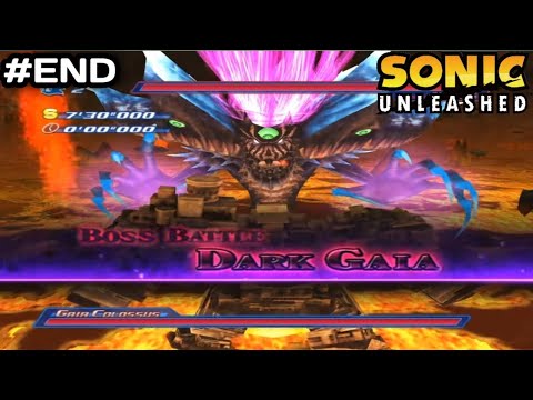 Akhirnya Lawan Boss Terakhir Dark Gaia!!! - Sonic Unleashed #END