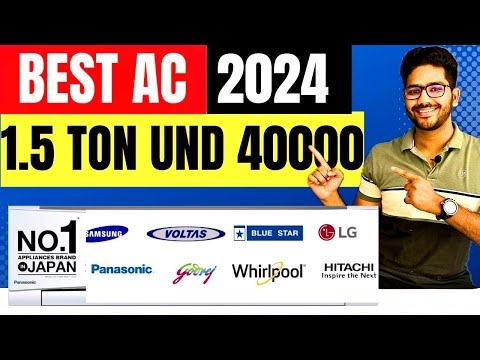 Best AC 1.5 ton 5 Star in India 2024 ⚡Top 5 AC 1.5 ton under 40000 ⚡