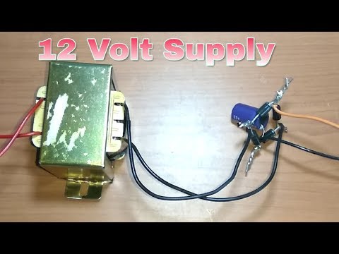 Make 12 Volt DC Supply (2A Transformer) easyway