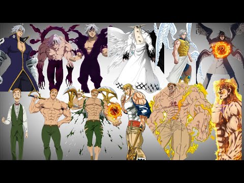 Estarossa vs Escanor | Todos los Niveles de Poder Explicados | Nanatsu No Taizai |