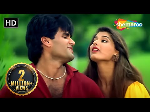 Aankhon Mein Base Ho Tum (HD) | Abhijeet, Alka Yagnik | Takkar(1995) | Suniel Shetty | Sonali Bendre