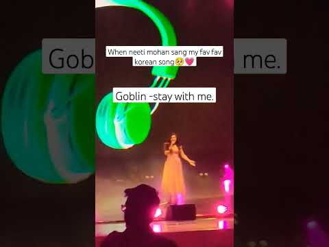 Neeti Mohan singing korean song. Goblin kdrama