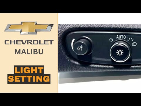 Chevy Malibu - Change Light setting