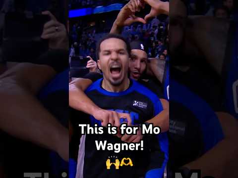 Orlando Magic dedicate their W to Mo Wagner! Get better soon Mo! 👏🙏|#Shorts